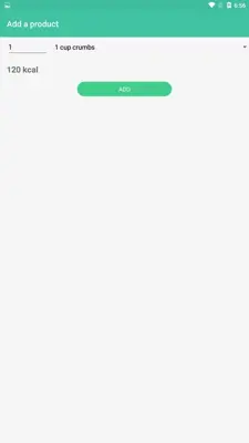 Calories android App screenshot 3