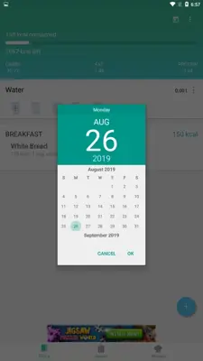Calories android App screenshot 4